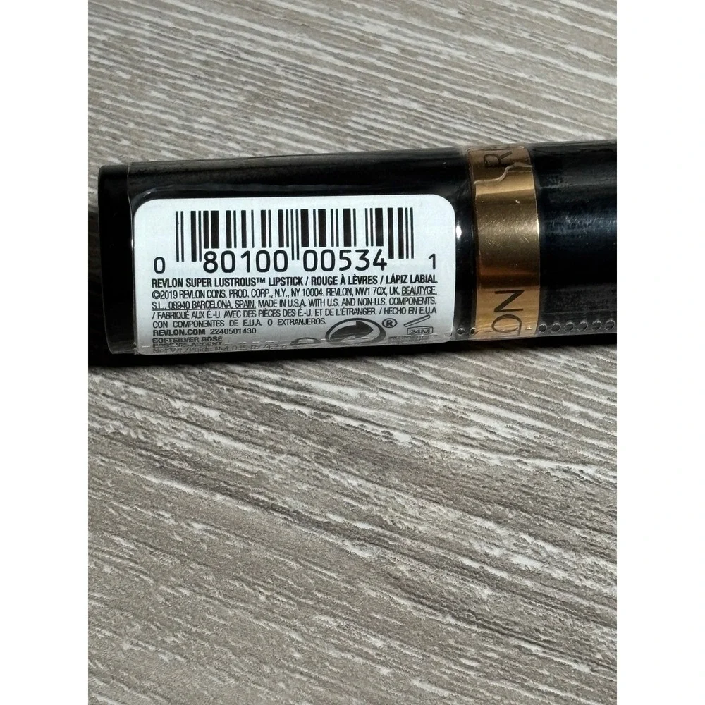 Revlon Super Lustrous Lipstick 430 Softsilver Rose Pearl Pink New Sealed